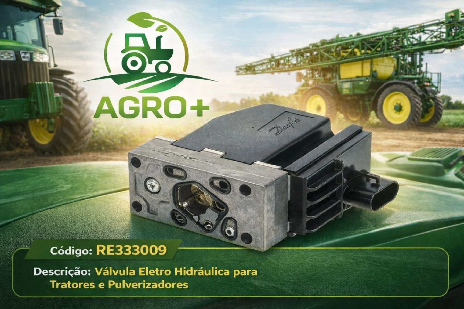 Válvula Proporcional Direção Hidráulica Elétrica RE333009